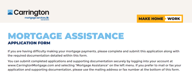 Mortgage Assistance